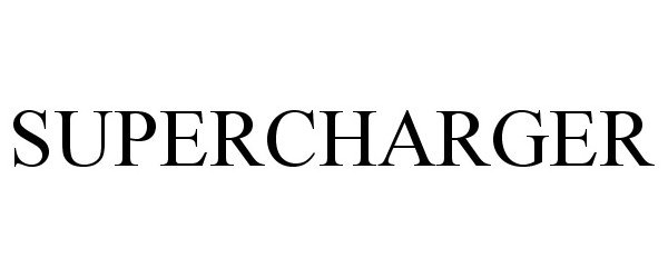 Trademark Logo SUPERCHARGER