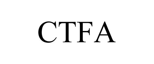 Trademark Logo CTFA