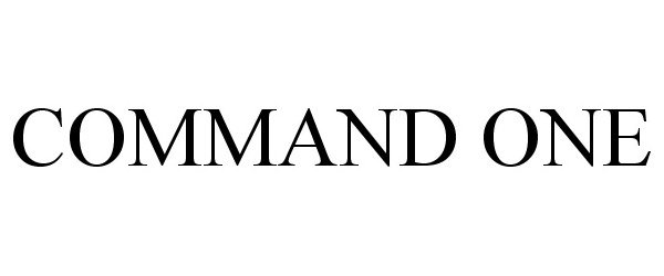 Trademark Logo COMMAND ONE