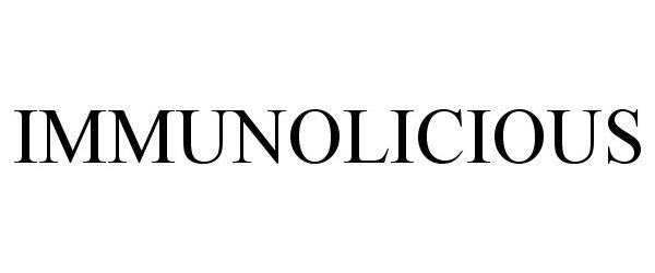 Trademark Logo IMMUNOLICIOUS