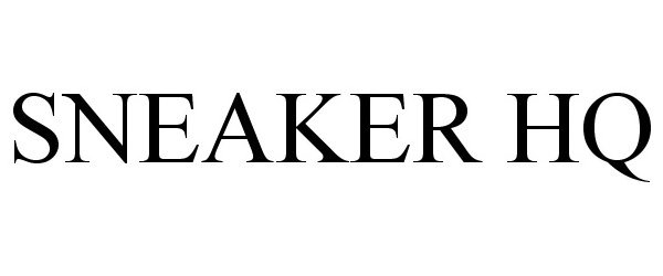 Trademark Logo SNEAKER HQ