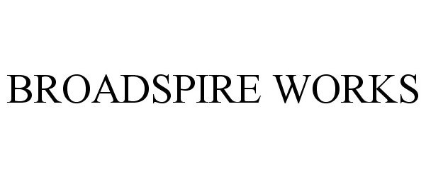 Trademark Logo BROADSPIRE WORKS