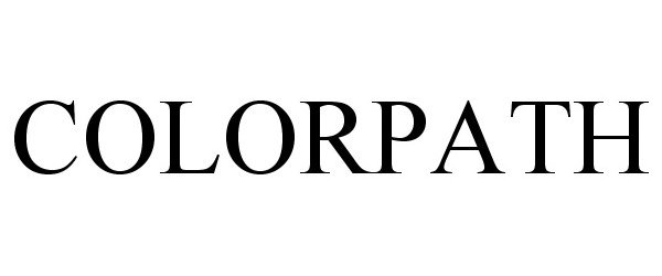 Trademark Logo COLORPATH