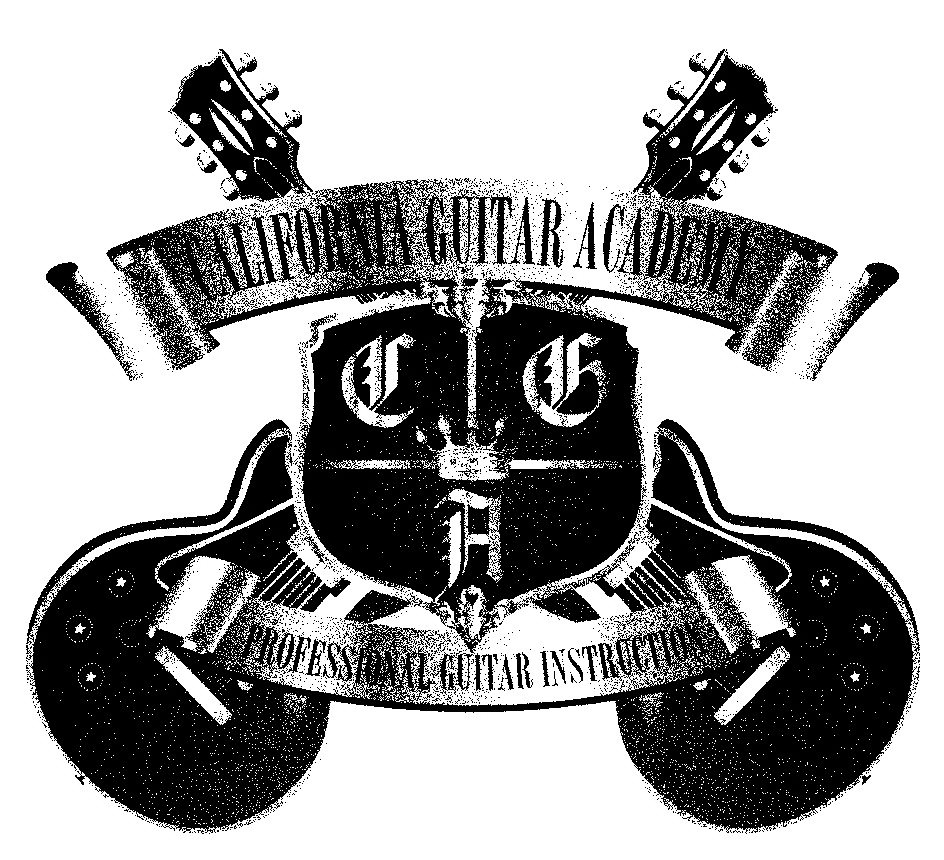 Trademark Logo CALIFORNIA GUITAR ACADEMY C G A PROFESSIONAL GUITAR INSTRUCTION