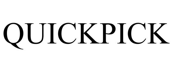 Trademark Logo QUICKPICK