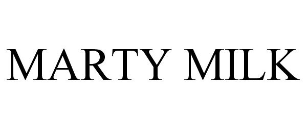 Trademark Logo MARTY MILK