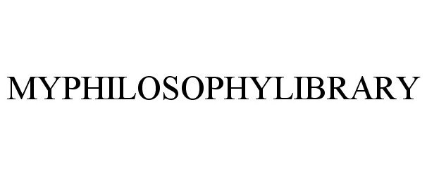  MYPHILOSOPHYLIBRARY