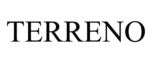 Trademark Logo TERRENO