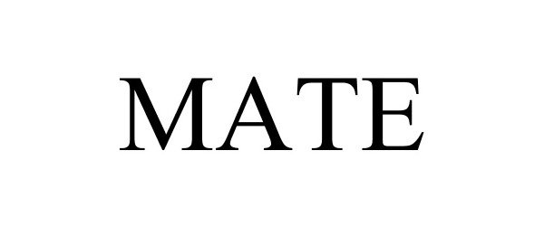 Trademark Logo MATE