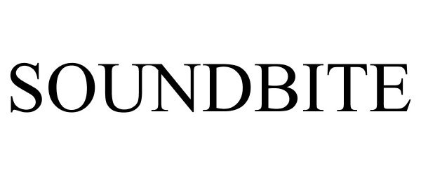 Trademark Logo SOUNDBITE