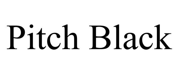 Trademark Logo PITCH BLACK
