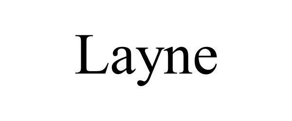 Trademark Logo LAYNE