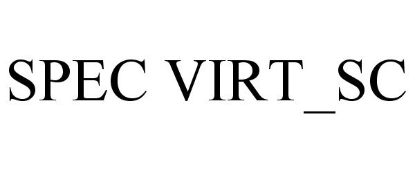  SPEC VIRT_SC