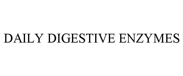  DAILY DIGESTIVE ENZYMES