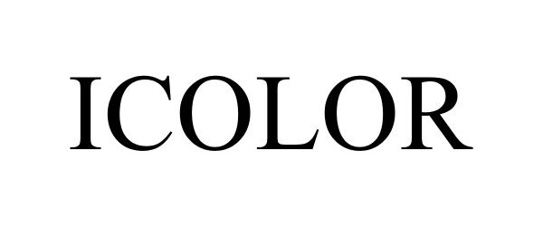 Trademark Logo ICOLOR