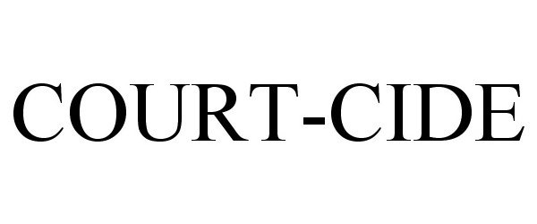Trademark Logo COURT-CIDE