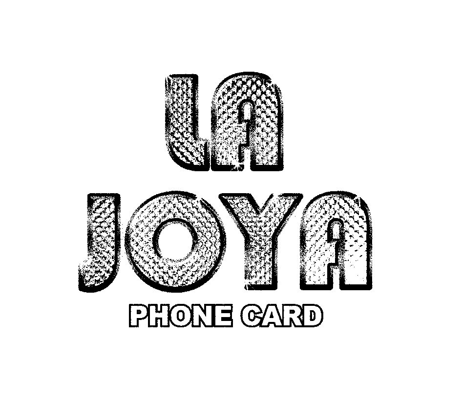  LA JOYA PHONE CARD