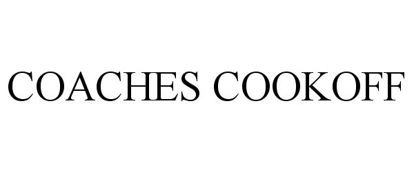 Trademark Logo COACHES COOKOFF