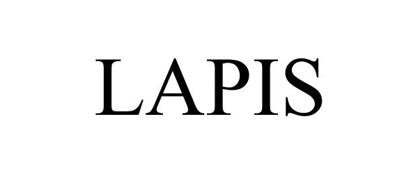 Trademark Logo LAPIS