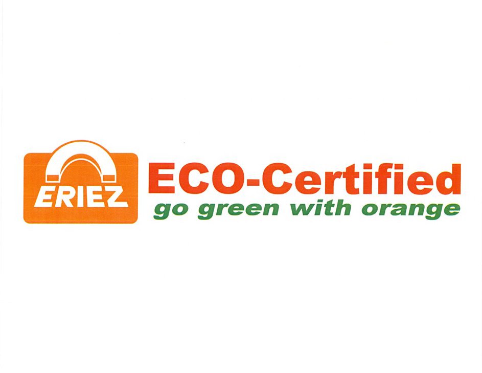 Trademark Logo ERIEZ ECO-CERTIFIED GO GREEN WITH ORANGE