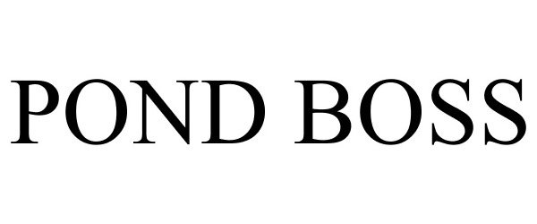 Trademark Logo POND BOSS