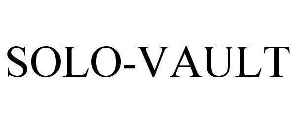 Trademark Logo SOLO-VAULT