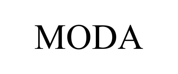 Trademark Logo MODA