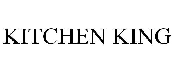Trademark Logo KITCHEN KING