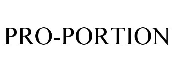 Trademark Logo PRO-PORTION