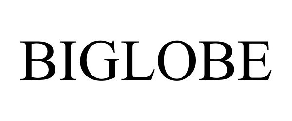 Trademark Logo BIGLOBE