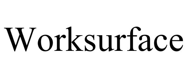 Trademark Logo WORKSURFACE