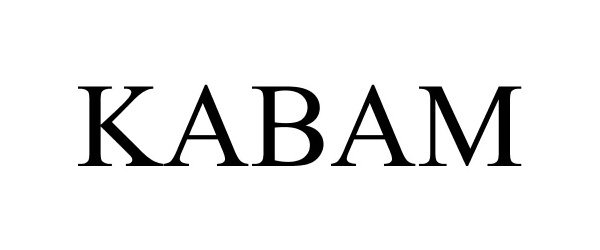 Trademark Logo KABAM