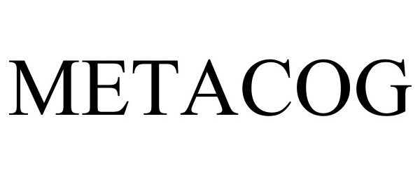 Trademark Logo METACOG