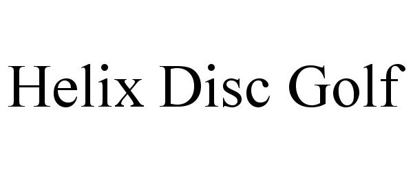  HELIX DISC GOLF