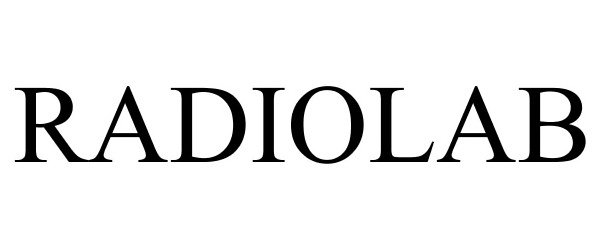 Trademark Logo RADIOLAB