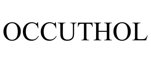 Trademark Logo OCCUTHOL