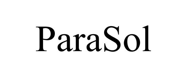 Trademark Logo PARASOL