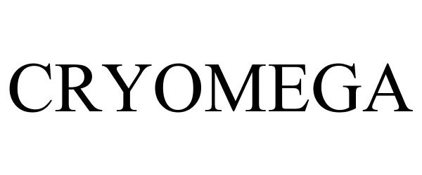 Trademark Logo CRYOMEGA