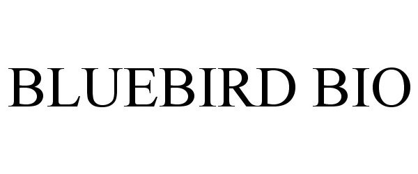 Trademark Logo BLUEBIRD BIO