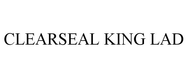 CLEARSEAL KING LAD