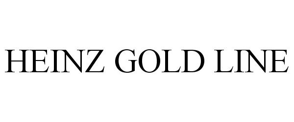 Trademark Logo HEINZ GOLD LINE