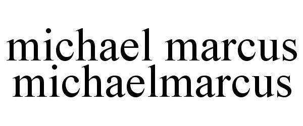 Trademark Logo MICHAEL MARCUS