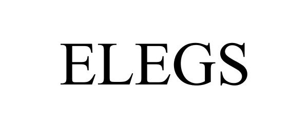Trademark Logo ELEGS