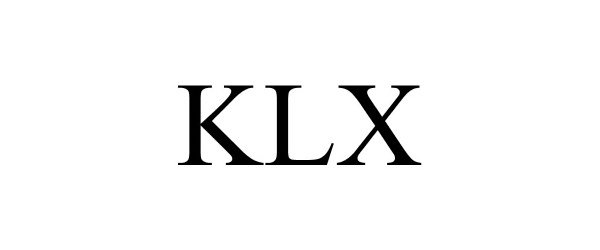 Trademark Logo KLX