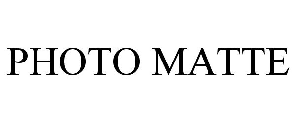 Trademark Logo PHOTO MATTE