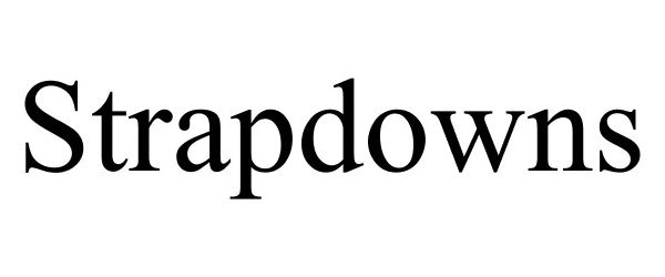  STRAPDOWNS