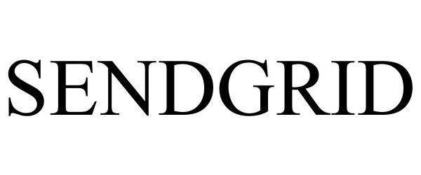 Trademark Logo SENDGRID