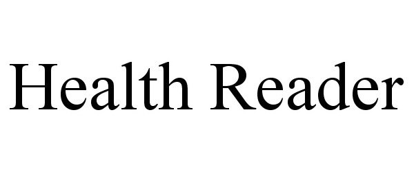  HEALTH READER