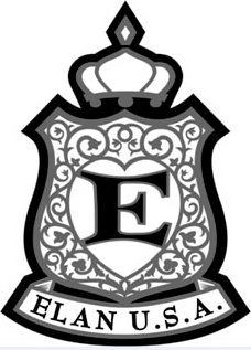 Trademark Logo E ELAN U.S.A.