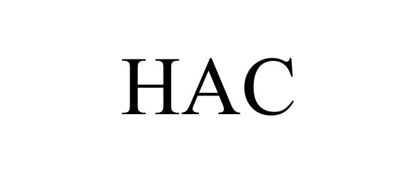 Trademark Logo HAC
